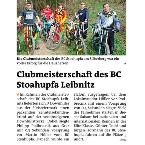 Downhill Rennen Silberberg